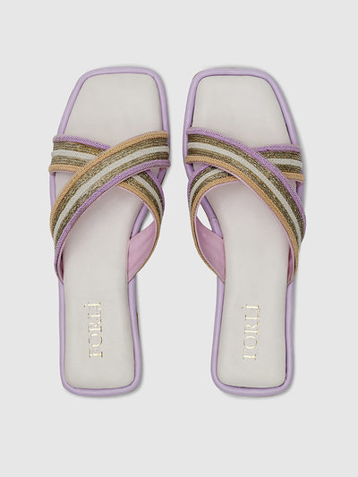 Aria Multi-Pastel Slip-Ons- front view