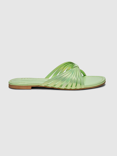 Aurel Neon Slip-Ons- side view